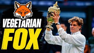 Jannik Sinner is a vegetarian fox 🦊
