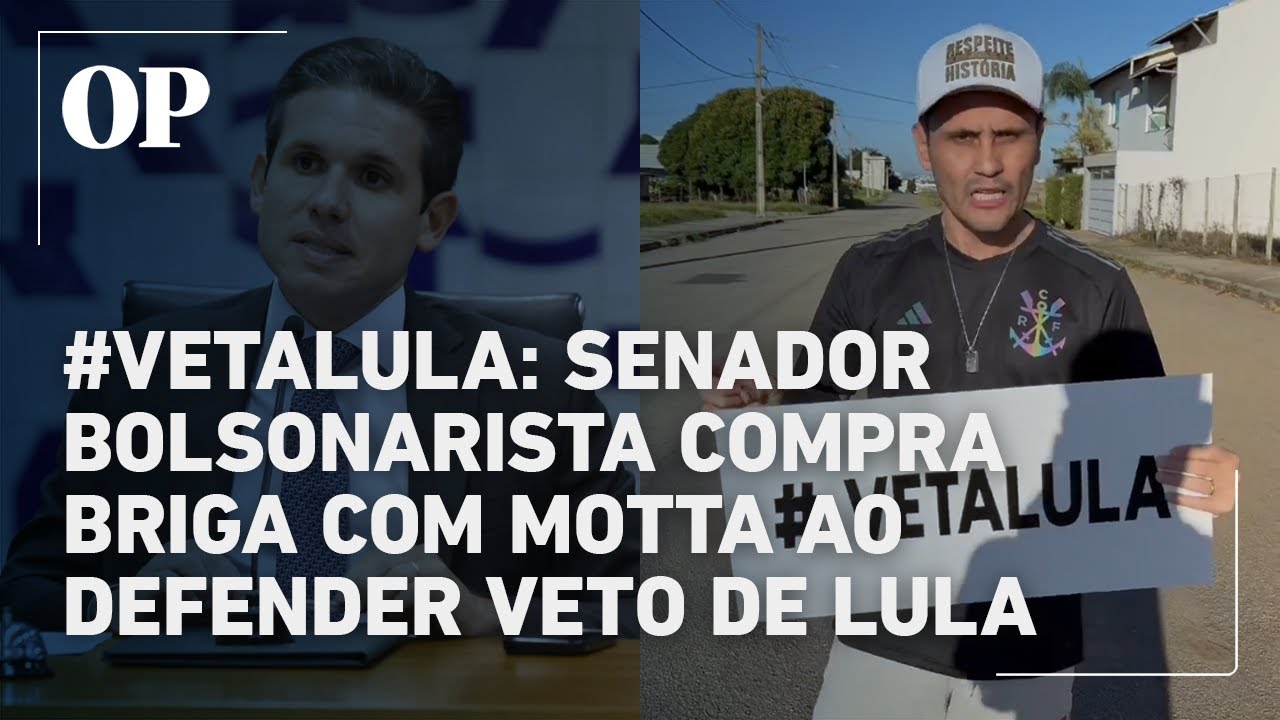 Senador bolsonarista compra briga com Hugo Motta ao defender veto de Lula