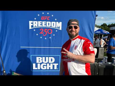 Ich war auf dem UFC Freedom 250 Fanfest beim White House in Washington, D.C.