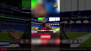 PICK SIX CHAOS 😳🔥 #49ersfaithful #nfl #americanfootballteam #nflteam #snf #football #sanfrancisco