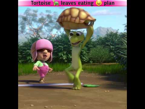 Slow and Steady: A Tortoise's Leafy Feast Adventure ?? | Wildlife Documentary#shorts