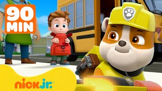 Paw Patrol | ¡Rescates escolares con Rubble de PAW Patrol! | 90 minutos | Nick Jr. en Español