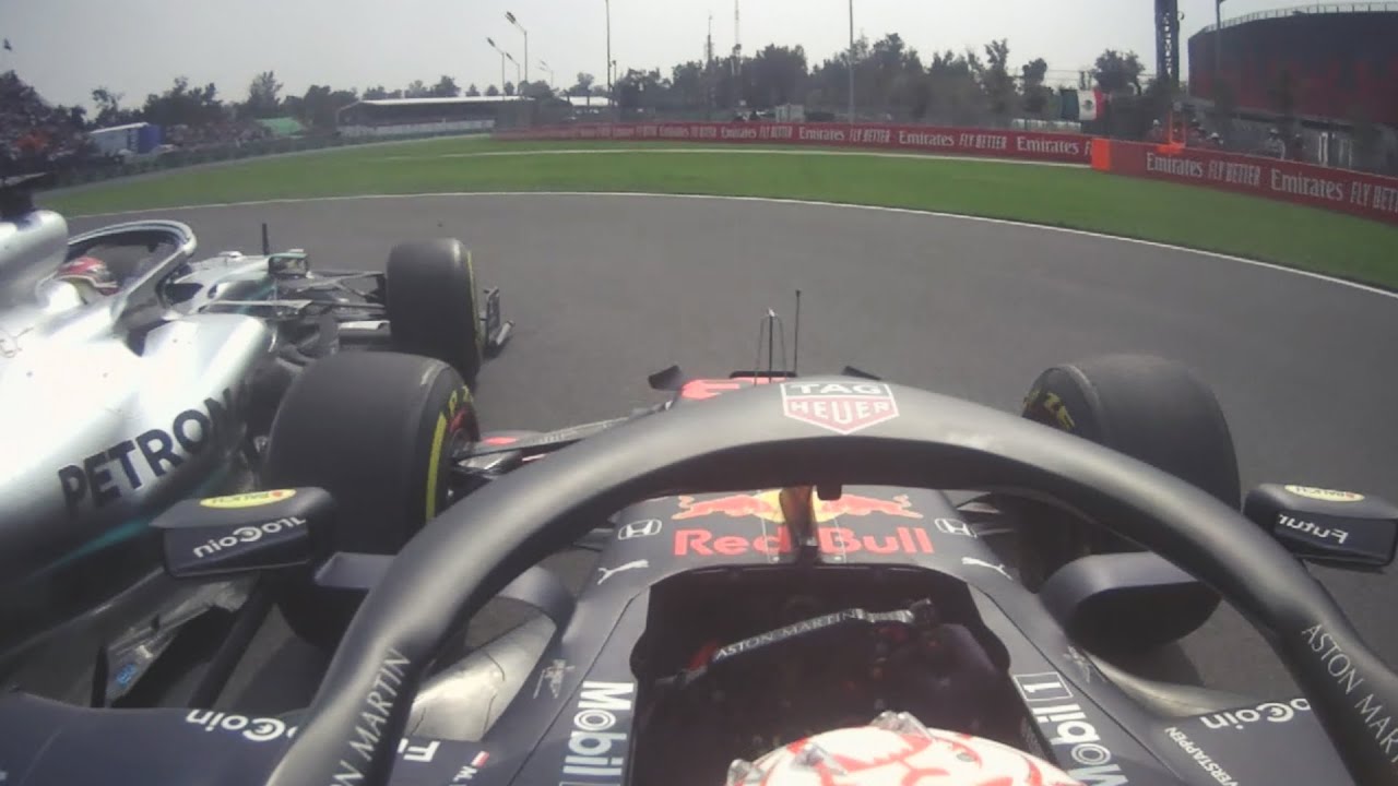 Hamilton and Verstappen tangle at the Start | 2019 Mexican Grand Prix