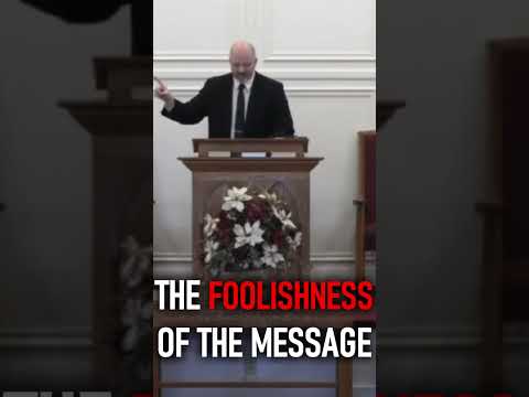 The Foolishness of the Message - Pastor Patrick Hines Sermon #shorts #christianshorts #bible #Jesus