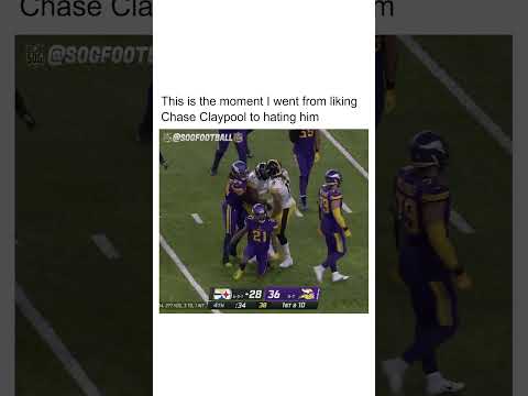 The Moment I Started to Hate Chase Claypool #nfl #nflmemes #nflhighlights