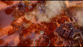 Iron Harvest Multiplay. 3vs3 잊혀진 요새 전투