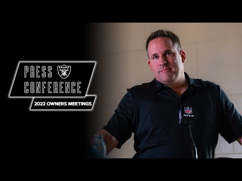 Josh McDaniels on Acquiring Davante Adams, Raiders’ Free Agency and More | 2022 NFL Owners Meetings video clip