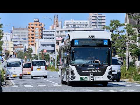 エルガEV自動運転バス 公道実証走行へ【JMS2025出展】 - ISUZU