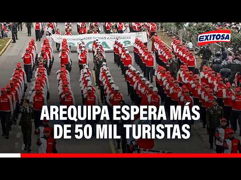 🔴🔵Arequipa espera recibir a más de 50 mil turistas durante el feriado largo por Fiestas Patrias 2026