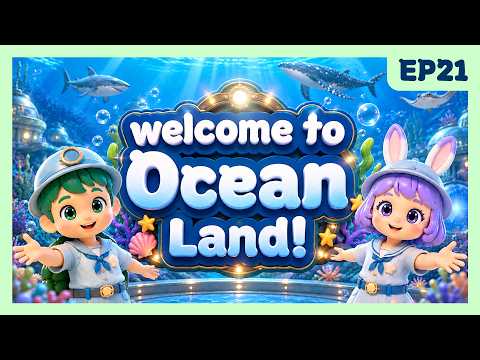 🐋 Meet Whale, Shark &amp; Ray | <strong>Ocean</strong> Adventure | Kids English