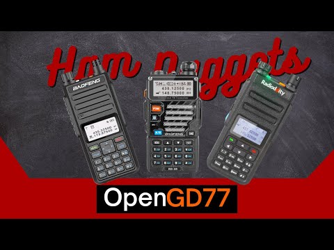 Let's Explore OpenGD77 - an Open Source Firmware for your GD77 radios! - Ham Nuggets Live