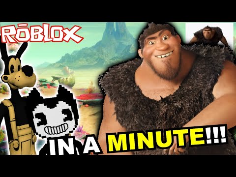 BENDY MEETS GRUG! (BATIM GRUG CROODS Roblox)