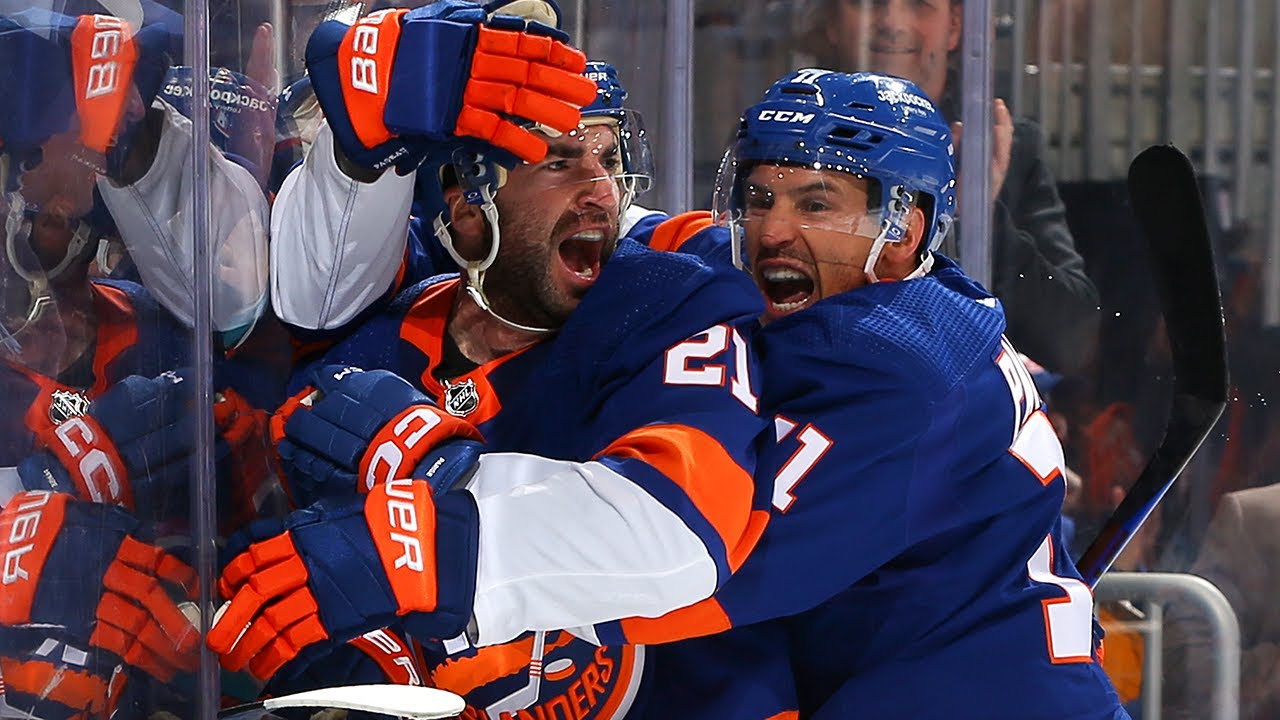 Islanders score fastest 4 goals in NHL playoff history video clip 