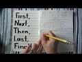 Instructional Writing and Cooking Steps