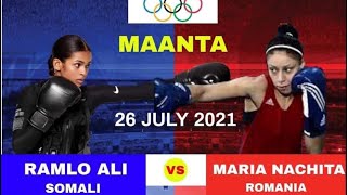 Ramla Ali (Somalia) Vs. Maria nachita  (Romania)