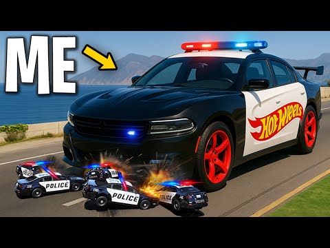 Trolling Cops With Hot Wheels Cop Car on GTA 5