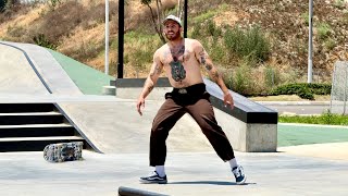Pro Skater Destroys Skatepark