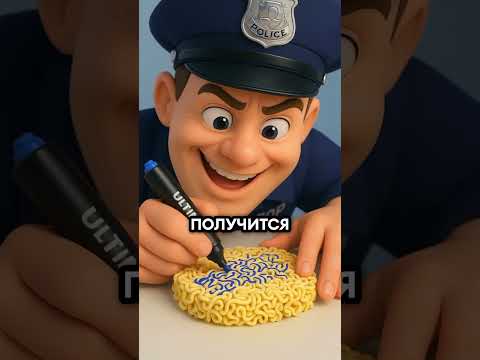 Крашу лапшу маркером чтобы сбежать 🥵