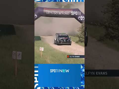 [WRC] 충돌 발생에도 빠르게 코스에 복귀하는 에반스