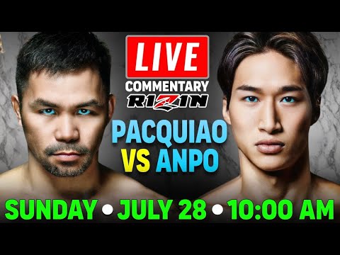 ?LIVE Manny Pacquiao vs Rukiya Anpo Full Fight Commentary! Pedro Taduran vs Ginjiro Shigeoka Fight
