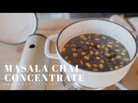 Masala Chai Concentrate ☆ マサラチャイシロップの作り方