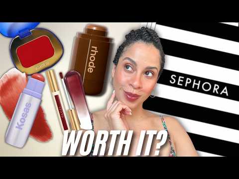 SEPHORA HAUL- Rhode Bronzer, Kosas Multistick, Gucci Tint & Violette FR Plume Blush — Worth It?