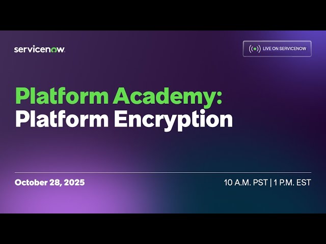 Zurich の最新情報: Platform Encryption
