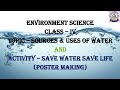 Water Sources and Conservation Concepts