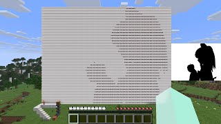 新アイテム「棚」でBad Apple!!【マイクラ】