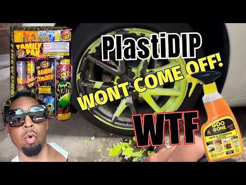 PlASTIDIP WONT COME OFF MY RIMS ?!WTF ? ? ! JULY 4 WEEKEND!#fypage #july4 #googone