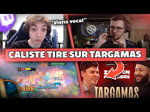 CALISTE TIRE UNE BALLE SUR TARGAMAS ET SON ZACK EN ROUE LIBRE - Best Of LoL #1021 Réactions
