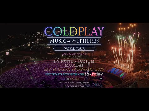 Music Of The Spheres World Tour 2025 | India | Coldplay