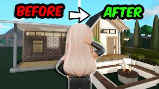 RENOVATING the NEW PREBUILT HOUSE in BLOXBURG