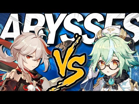 Duel dans les ABYSSES ! Kazuha team 1 Sucrose team 2 !  Reset ...