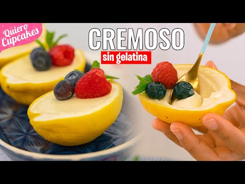 LEMON POSSET 🍋 | POSTRE DE LIMÓN SIN HORNO, FÁCIL, RICO Y RESULTÓN | QUIERO CUPCAKES