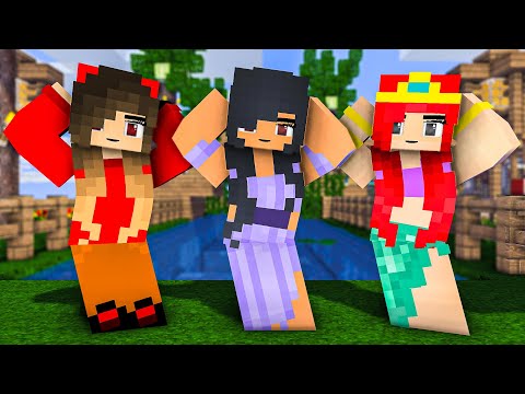 CHICKEN WING MEME DANCE APHMAU, FNAF MIKEY GIRL AND MERMAID - MINECRAFT ANIMATION #shorts