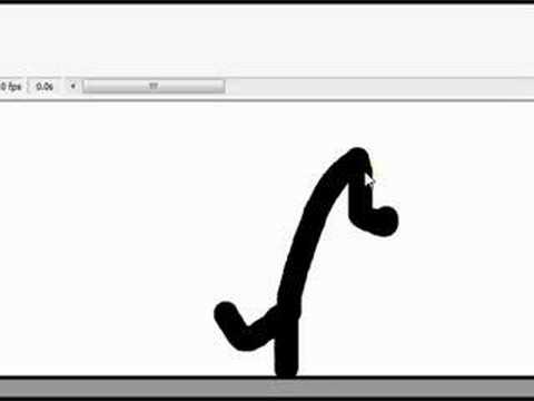 Macromedia Flash 8 Tutorial - Making A Stickman Run And Jump