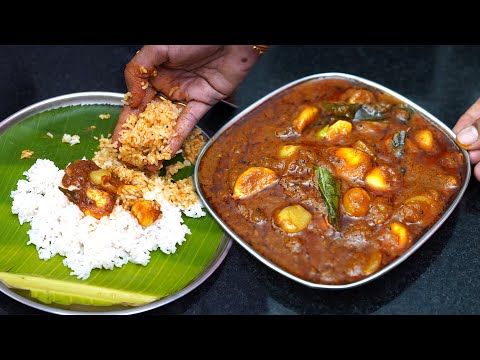வெங்காய பூண்டு குழம்பு இருந்தா வேற குழம்பே வேண்டாம் திருப்தியா இருக்கும் /Vengaya Poondu Kulambu