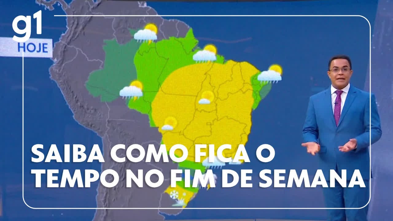 Previsão do tempo para fim de semana em todo o Brasil geada no Sul