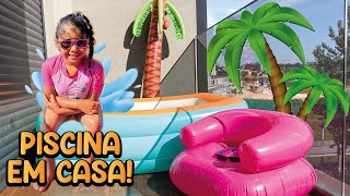MONTEI UMA CLUBE PARTICULAR NA MINHA SACADA 🏠🏊‍♂️🌴