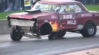 INSANE DRAG RACING CRASHES AND WHEELSTANDS