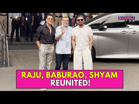 Akshay Kumar, Paresh Rawal & Suniel Shetty's Reunion For Hera Pheri 3 Leaves Fans Excited | WATCH