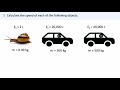 Kinetic Energy and Speed Calculations