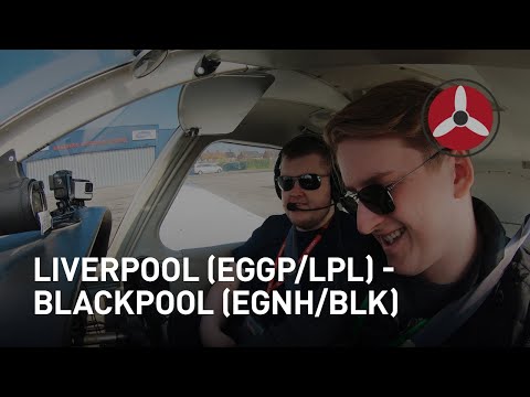 [IRL] First time flying after 10 years! Liverpool (EGGP) - Blackpool (EGNH)! Piper Warrior III
