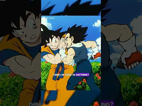 Vegeta Calls Goku an Idiot.😅 #vegeta #goku #beerus