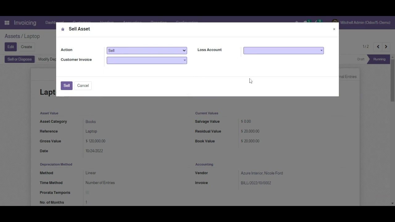 Odoo Asset Management | 10/25/2022

This module allows managing assets owned by a company or a person. Keeps track of depreciation, creates corresponding ...