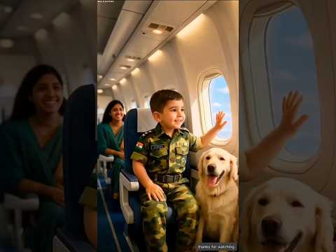 Indian Army baby saves passenger plane from crash 😭 #ai​ #baby​ #facts #shorts #memorybear