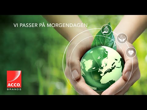ACCO Brands bæredygtighed video  (DK)