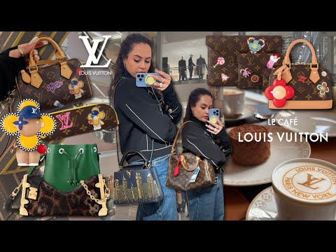 *EXCLUSIVES & LV CAFE* Louis Vuitton Shopping Vlog at NEW 57th St STORE!