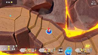 Super Mario Party Jamboree #353 Goomba Lagoon Shy Guy vs Daisy vs Bowser Jr vs Bowser